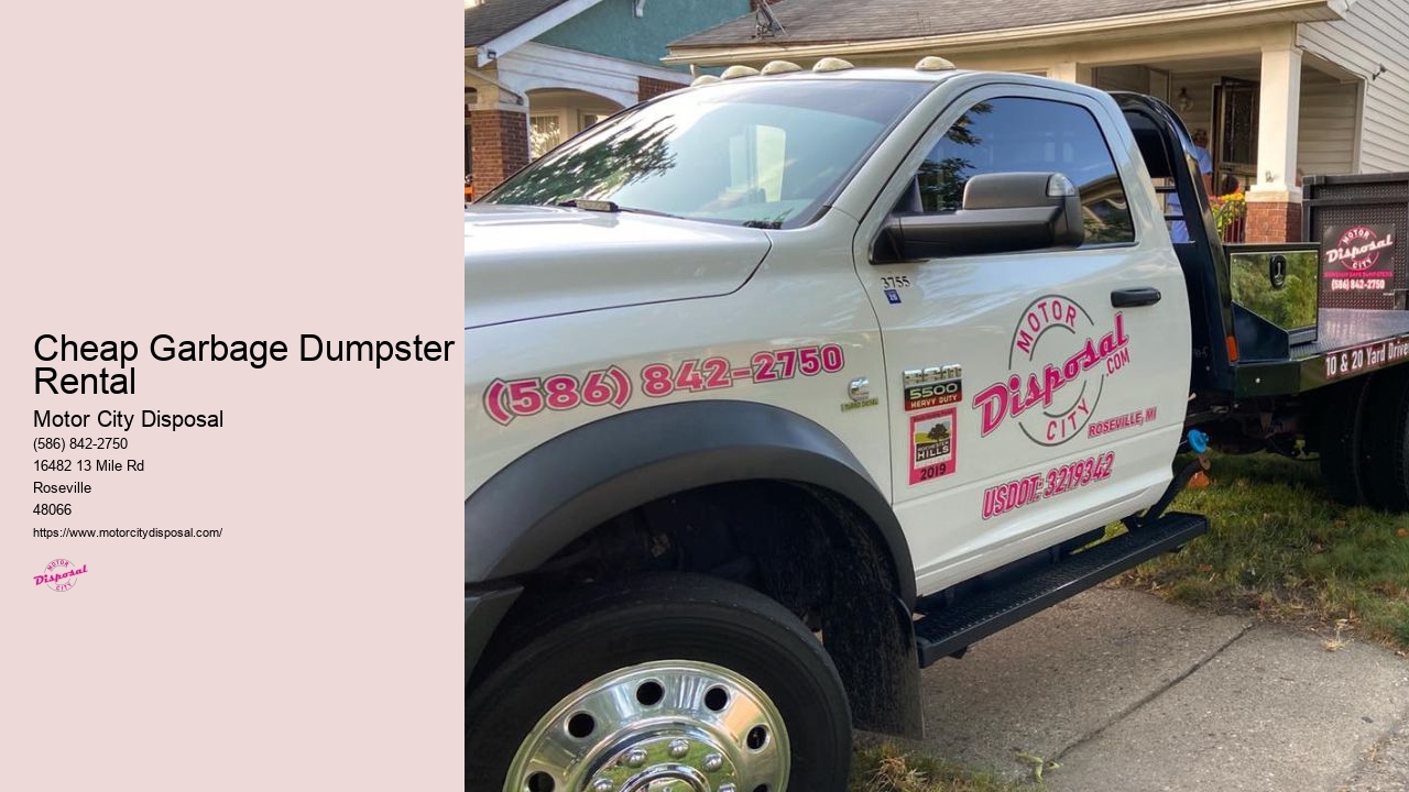 City Dumpster Rental